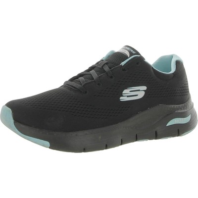 Женские кроссовки Skechers Arch Fit-Big Appeal черные 10 Medium (B,M) 8071, Black/aqua