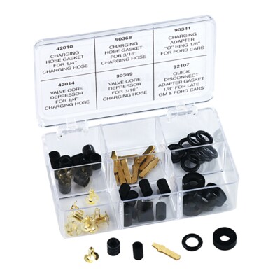 Mastercool 91334 R12 R134a Charging Hose Replacement Parts Assortment Kit New