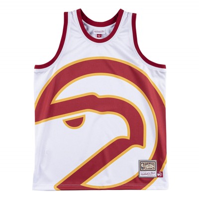 

Mitchell - Ness NBA Big Face Atlanta Hawks Basketball Tank Top Men белый, Mitchell - Ness NBA Big Face Atlanta Hawks Basketball Tank Top