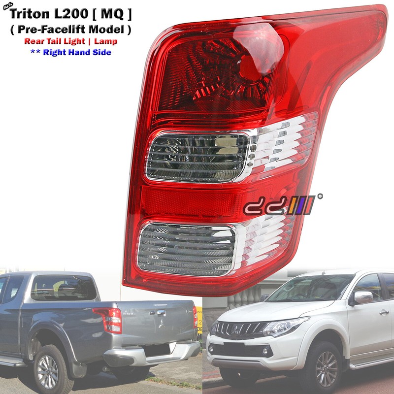 Rear Right RHS Tail Light Lamp For Mitsubishi Triton MQ GLX GLS Exceed 2015-2018