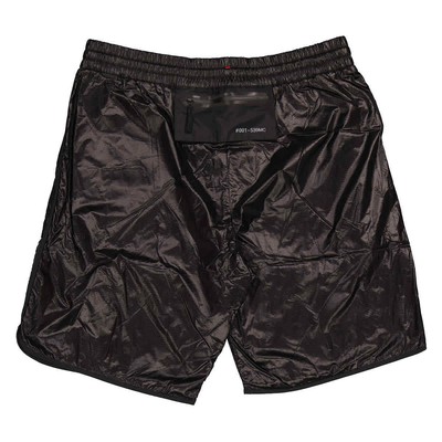 Pre-owned Moncler Men's Black Grenoble Drawstring Track Shorts, Size Large