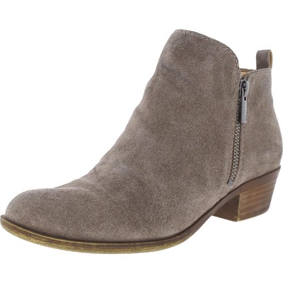 

Женские ботильоны Lucky Brand Basel Taupe, ширина 7 (C, D, W), BHFO 5123, Dark mushroom/natural oiled suede