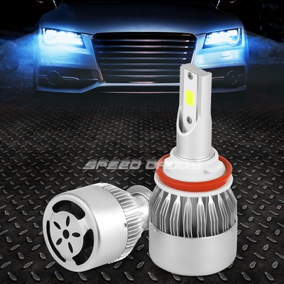 ПАРА УНИВЕРСАЛЬНЫХ 6000K СВЕТОДИОДНЫХ АВТОМОБИЛЬНЫХ ЛАМП H8 ДЛЯ ЗАМЕНЫ ЛАМП НАКАЛИВАНИЯ ФАР с ОХЛАЖДАЮЩИМ ВЕНТИЛЯТОРОМ