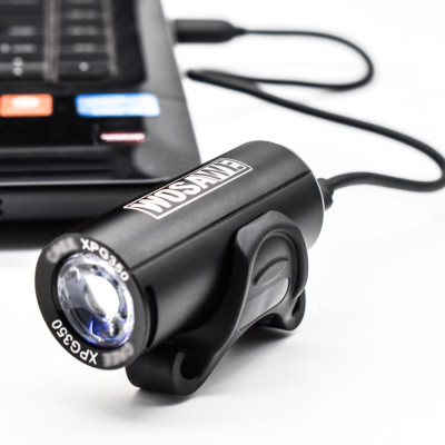 Cycling Safety Commuter Flashlight USB Rechargeable and Easy to Install Bicycle Light LED Light Bike Horn and Power Bank Frontlight with 3 Modes Tsuinz Bicycle Light Waterproof Cycling Lights