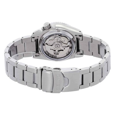 Pre-owned Seiko 5 Automatic Orange Dial Unisex Watch Srpk35