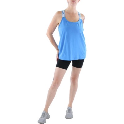 

Karl Lagerfeld Paris Женская синяя рубашка с логотипом эластичной вязки  BHFO 6387, Синий