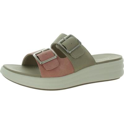 Cloudsteppers by Clarks Womens Drift Buckle Slide Sandals 10 Medium (B,M) 7549