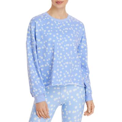 

Женская удобная толстовка с длинным рукавом Aqua с цветочным принтом Loungewear BHFO 1731, Daisy chain