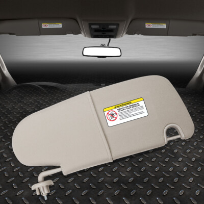 ДЛЯ 06-10 DODGE RAM 1500 2500 3500 OE СТИЛЬ СОЛНЦЕЗАЩИТНЫЙ КОЗЫРЕК СО СТОРОНЫ ВОДИТЕЛЯ, СЕРЫЙ