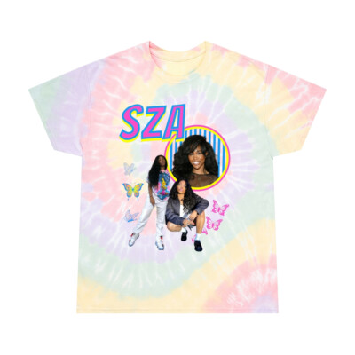 Adult Sza Butterfly Tie-Dye Tee, Spiral | eBay