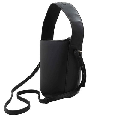 Pre-owned Chloé Chloe Black Leather Sense Bucket Bag Chc23ss420i60001