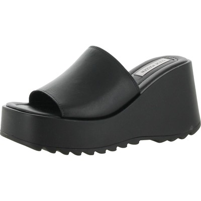 Женские кожаные сандалии на танкетке Steve Madden Pepe30 BHFO 7350