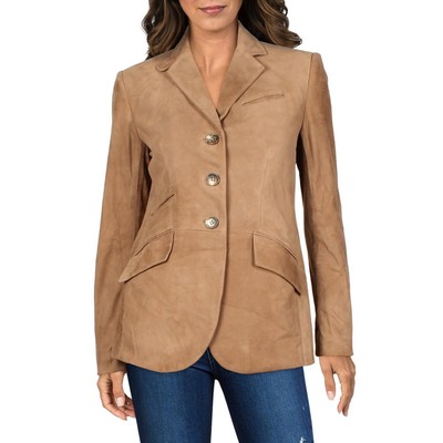 

Женская коричневая спортивная куртка миди из искусственной замши Lauren Ralph Lauren  BHFO 7251, Light truffle