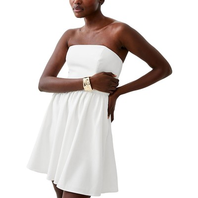 French Connection Womens White Corset Seamed Mini Mini Dress 4 BHFO 0541