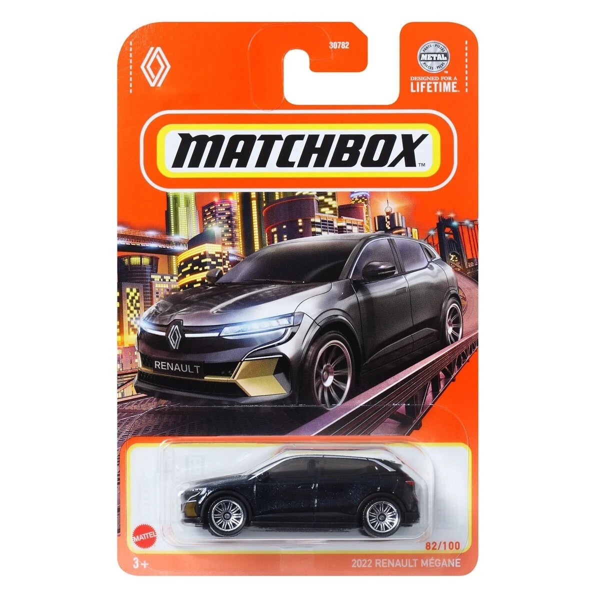 ミニカー Renault Mégane NEW] Bburago 1/24 Renault Megane Trophy Yellow Diecast