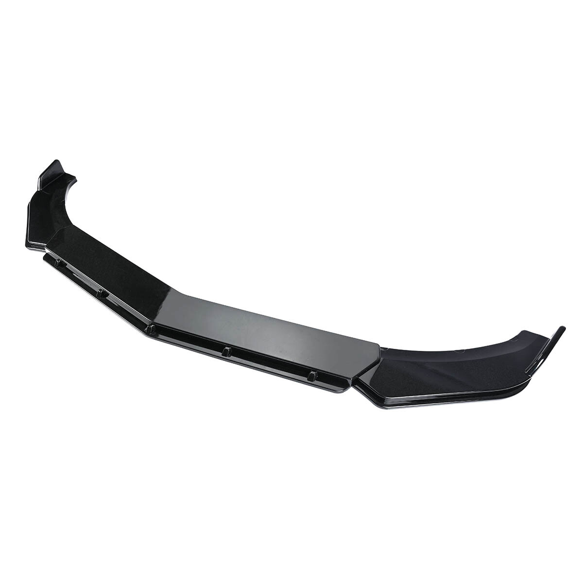 For BMW X1 2010-2023 Gloss Black Front Bumper Lip Spoiler Splitter + Strut Rods