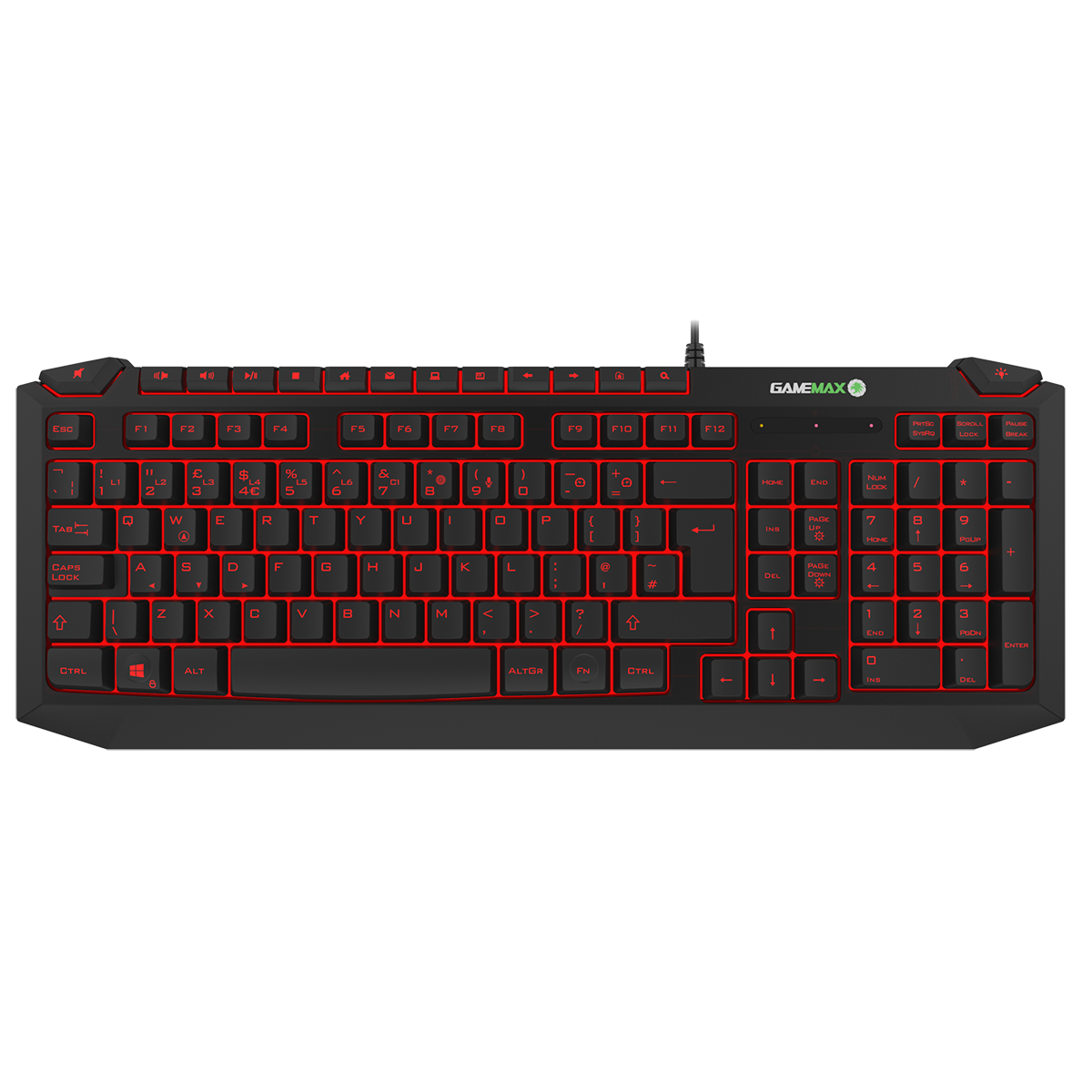 Game Max Pulse Kit 7 Colour RGB Gaming Keyboard with 3200 DPi Pulsing
