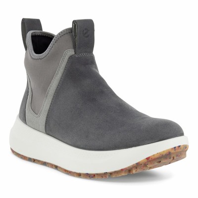

Женские серые повседневные и модные кроссовки ECCO 37 Medium (B,M) BHFO 9072, Steel, 420193
