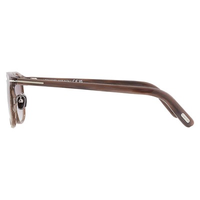 Pre-owned Tom Ford Smoke Gradient Square Men's Sunglasses Ft1048-d 20b 52 Ft1048-d 20b 52 In Gray
