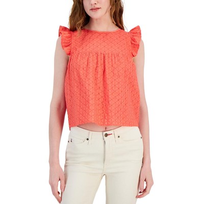 Женский розовый пуловер с завязками на спине от Tommy Hilfiger, L BHFO 1856