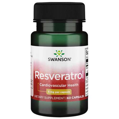 Swanson Resveratrol Polygonum Cuspidatum Extract 5 мг 60 капсул