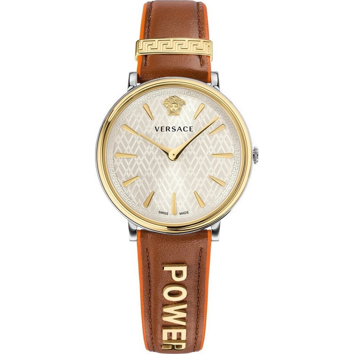 VERSACE★SAFETY PIN WATCH レディース レザー腕時計 Versace Womens Safety Pin Watches | Direct Luxury
