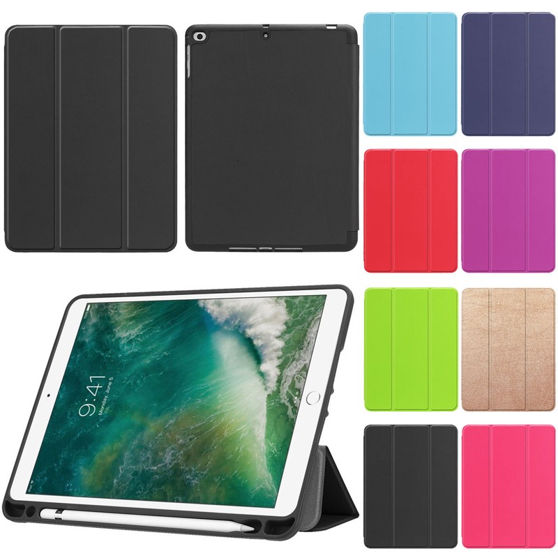For Ipad New 97 2018 6th Gen 2017 5th Gen Smart Leather Case With