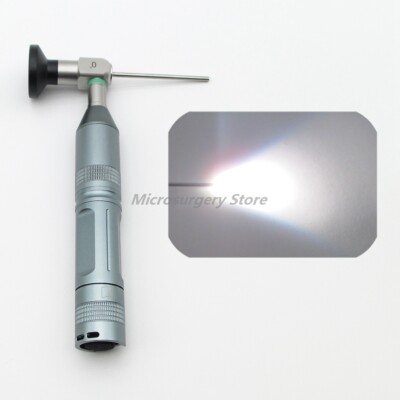 Endoscope Otoscope Otoscopy Set 3 x 60 mm 0 degree with a portable light source