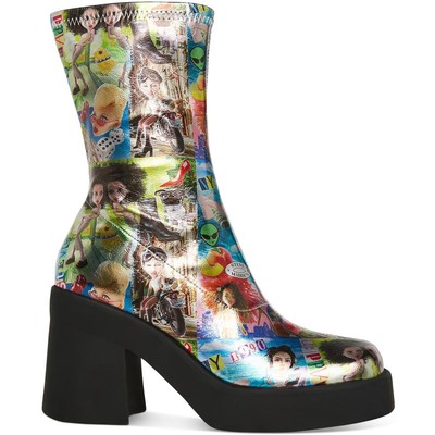Женские ботинки Steve Madden Klayton Multi до середины икры Shoes 5 Medium (B,M) BHFO 8247