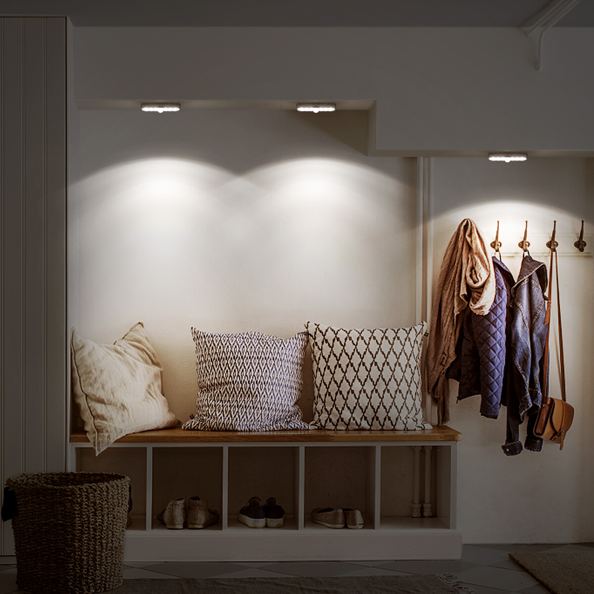 3*6 LED Unterbauleuchte Schrankleuchte Lichtleiste Küchen Heiß Lampe