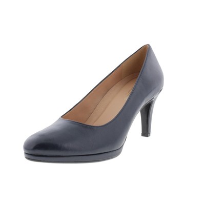 

Женские темно-синие кожаные туфли-лодочки Naturalizer Michelle, ширина 7 (C, D, W), BHFO 4332, Navy leather