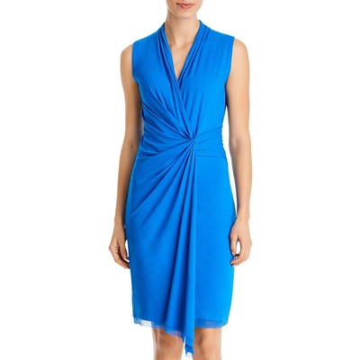 

Женское синее трикотажное коктейльное платье Kobi Halperin Maureen  BHFO 3831, Azul
