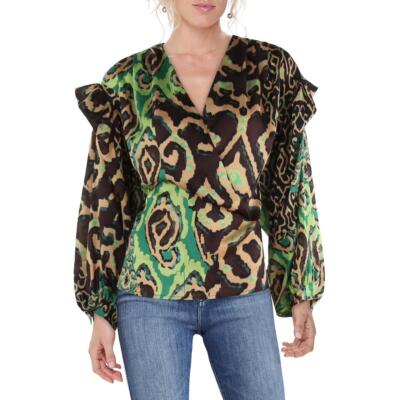 CQ by CQ Женский стихарь с длинным рукавом Bishop Блузка-рубашка BHFO 5435