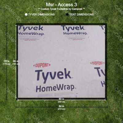 Tyvek Footprint for the Msr Access 3 Tent