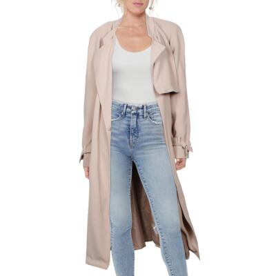 

Rachel Rachel Roy Женский Розовый Длинный Тренч Верхняя Одежда Плюс  BHFO 8928, Deep blush