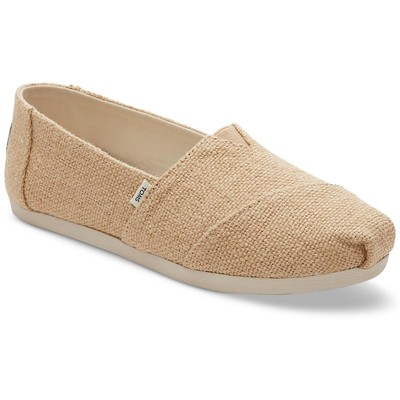 

Женские эспадрильи Toms Alpargata Cloudbound Бежевые 6 средних (B,M) BHFO 0282, Natural burlap