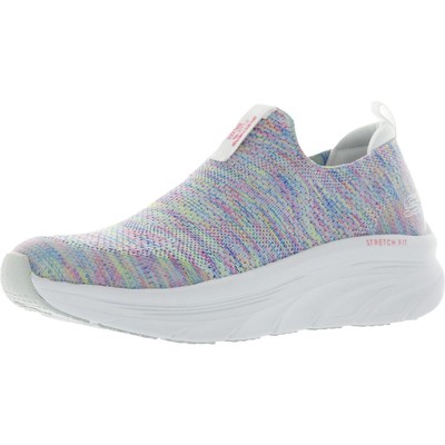 

Женские слипоны Skechers DLux Walker - Rainbow Sky White BHFO 7109, White/multi