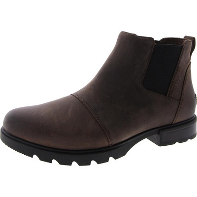 Женские ботильоны Sorel Emelie III Chelsea коричневого цвета 8 Средний (B,M) BHFO 7844