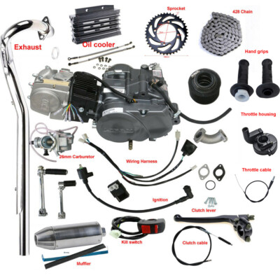 Lifan 140cc Engine Motor Kit For Honda Trail CT70 ATC70 CT110 Apollo RFZ125 SSR