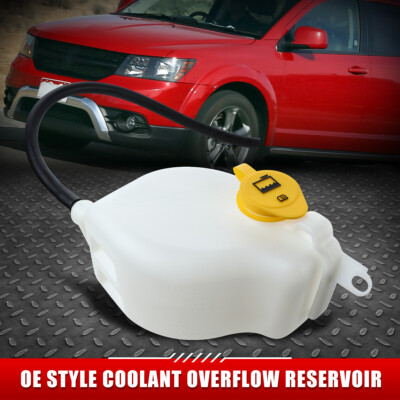 ДЛЯ 09-20 DODGE JOURNEY 2,4-литровый БАЧОК ДЛЯ ПЕРЕЛИВА ОХЛАЖДАЮЩЕЙ ЖИДКОСТИ FWD OE STYLE + КРЫШКА + ШЛАНГ