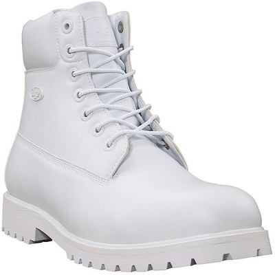 Мужские ботинки на шнуровке Lugz Mens Convoy белого цвета шириной 8,5 см (E) BHFO 9301