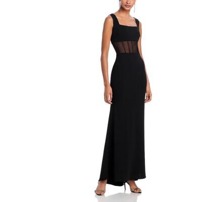 Aqua Womens Illusion Formal Special Occasion Evening Dress Gown BHFO 1213