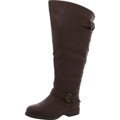 Женские коричневые сапоги до колена из коллекции Journee 8 Medium (B,M) BHFO 5745