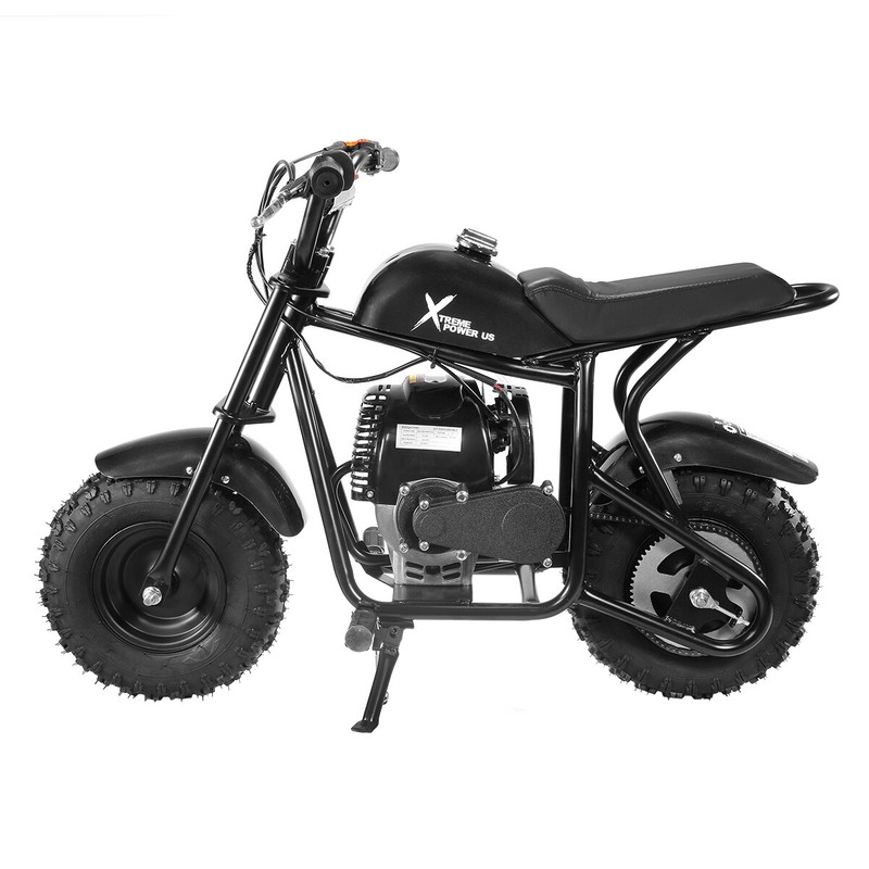 black mini dirt bike