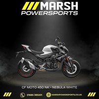 450 NK Nebula White - CF Moto Main Dealer - Low rate finance Available