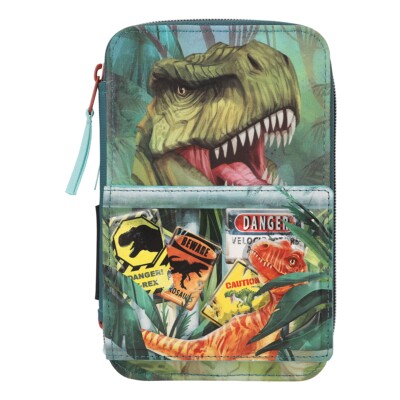 Depesche 11757 Dino World 3-Fach Federtasche DANGER NEU & OVP
