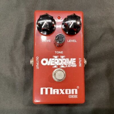 Maxon OD808X Overdrive Guitar Effects Pedal Drive/Tone/Level Made in JAPAN