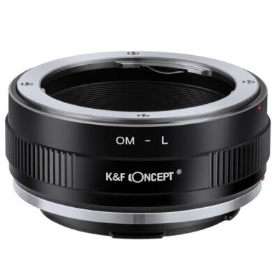 New K&F Concept Adapter (OM-L) Olympus OM SLR Lens to L Mount Camera Body #36973