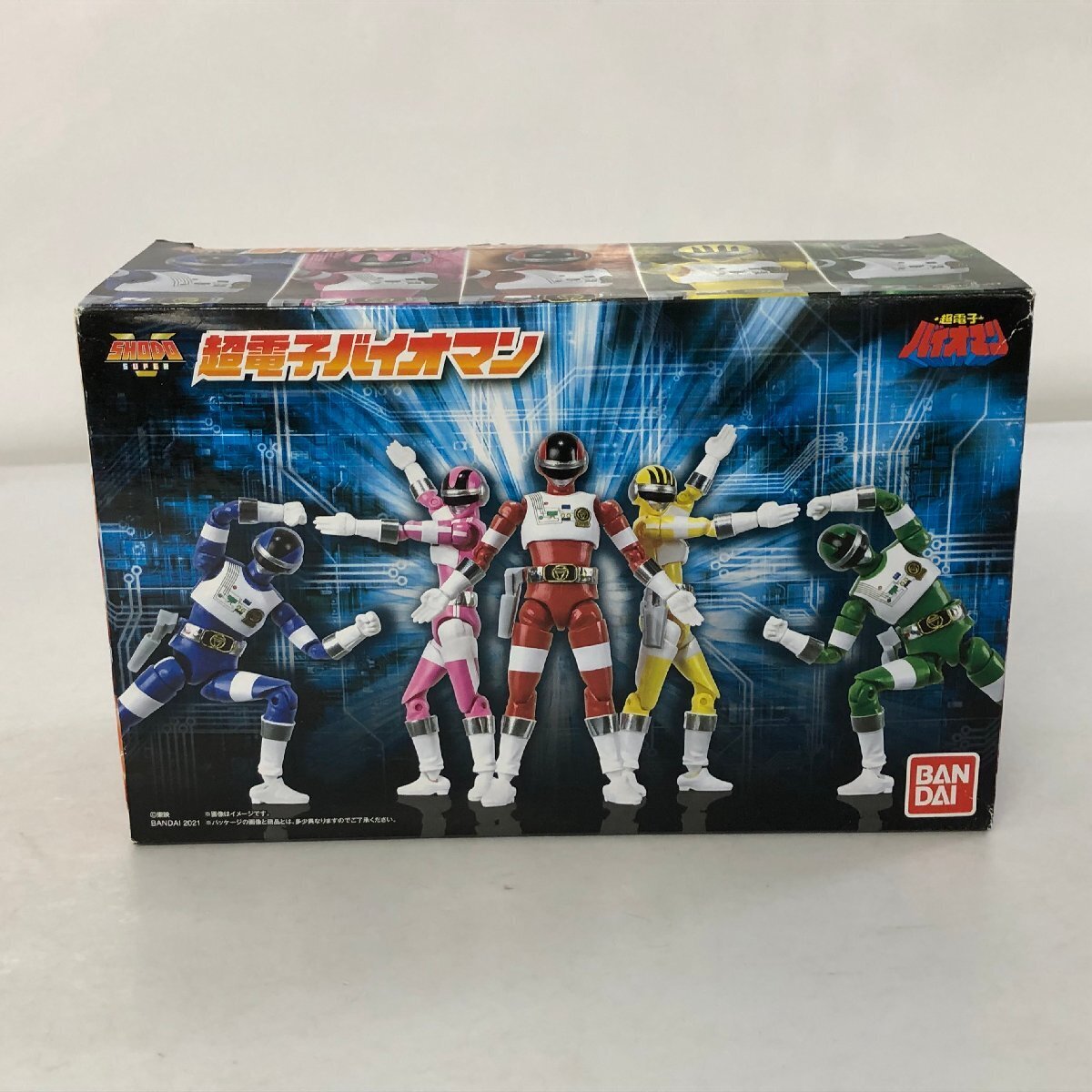 SHODO SUPER セット Shodo Super Chodenshi Bioman Action Figure Set of 5 Premium