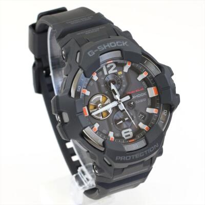 Pre-owned Casio G-shock Gravity Master Gr-b300ec-1ajf Black Men's Watch In Box
